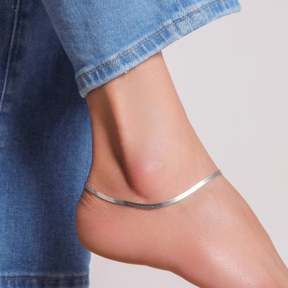 Anti Tarnish Lucky Snake Anklets